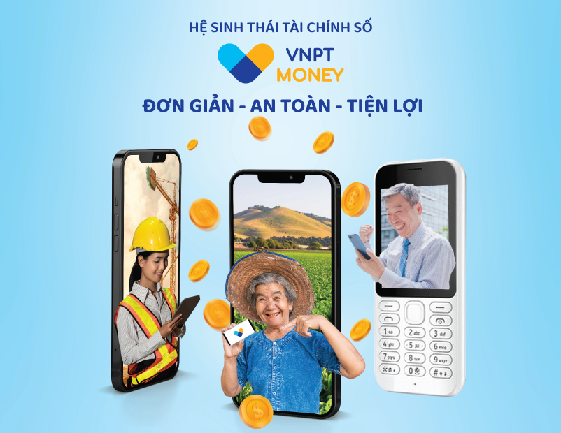 VNPT Money mobile service interface