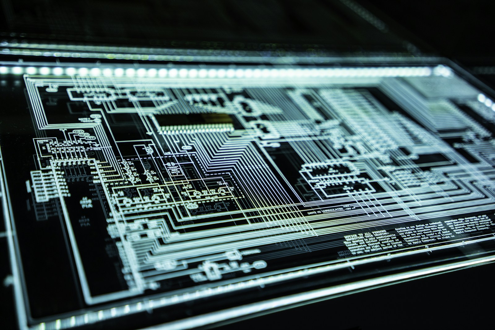 Technology hardware close-up